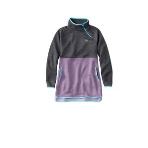 L.L. Bean Airlight Knit Asymmetrical Quarter Zip Tunic Sweatshirt Womens Small